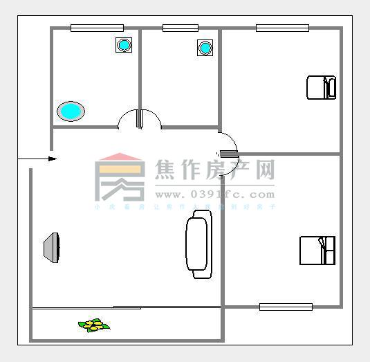 河阳新村 2室01厅 60㎡