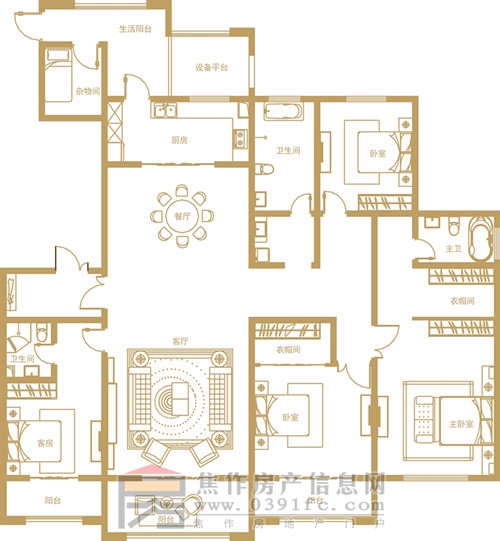 建业•森林半岛V期281.52 平户型