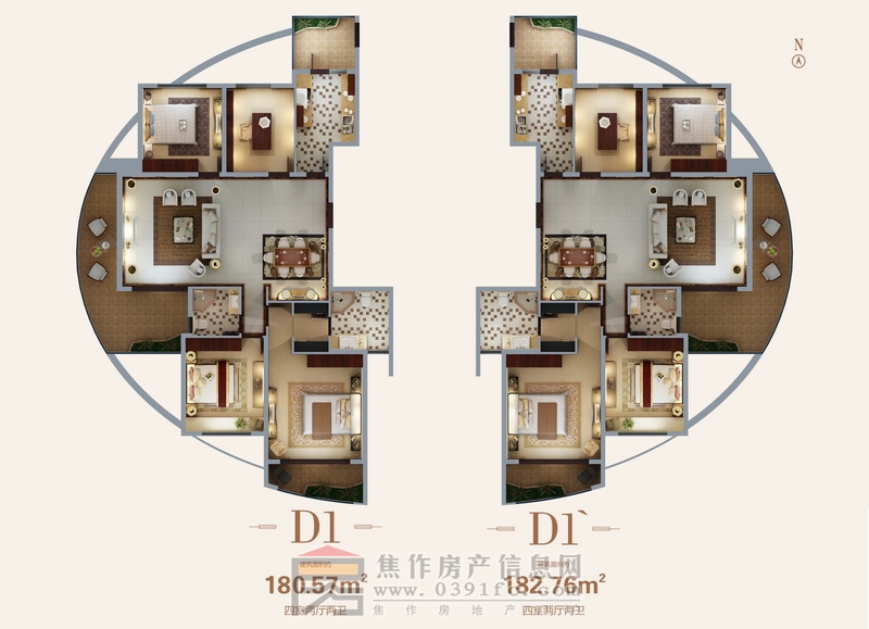 远大·未来城四室两厅两卫