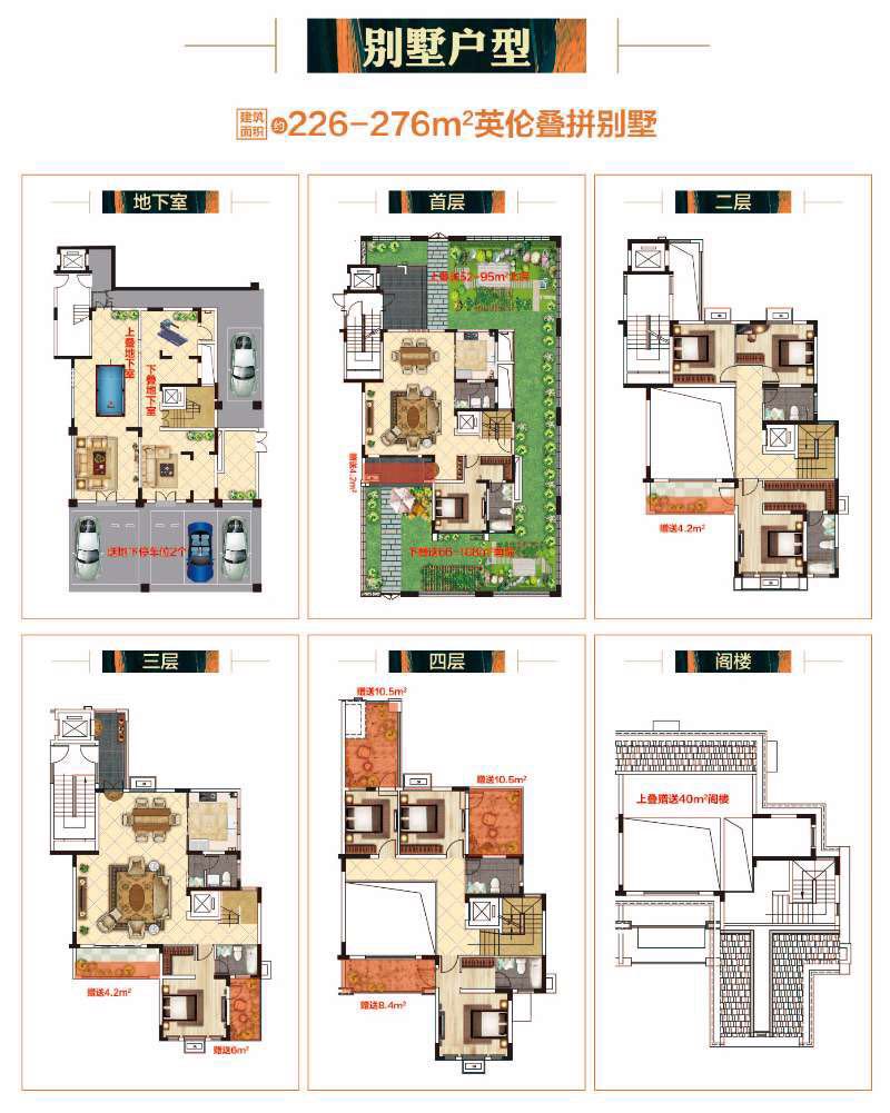 金德利·翡翠城别墅户型图