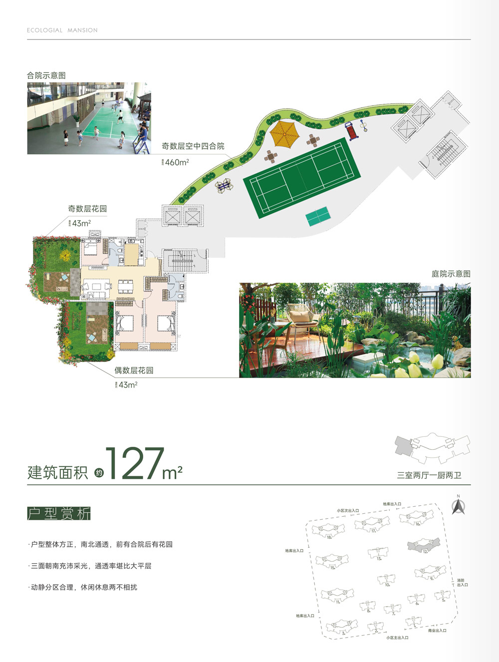 远大·世代上品三室二厅二卫127户型欣赏