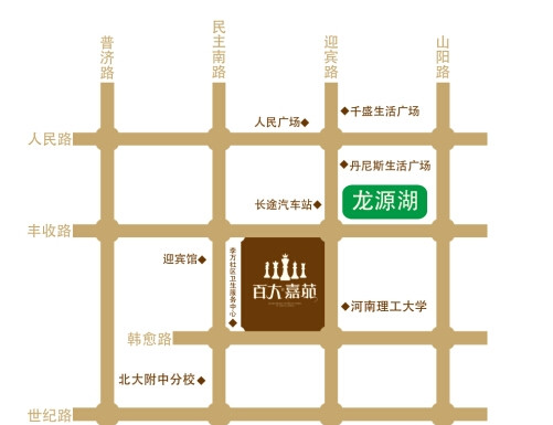百大嘉苑区位图