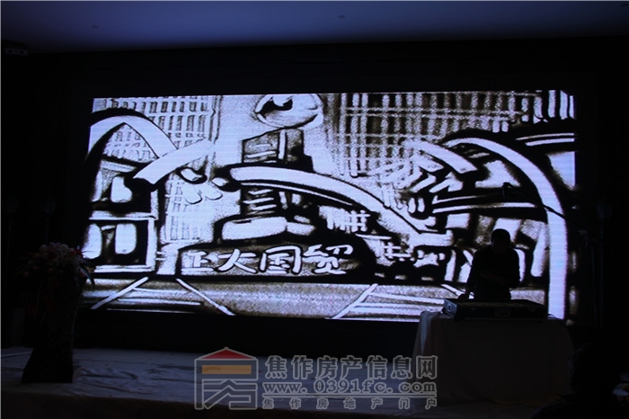 正大国贸中心沙画