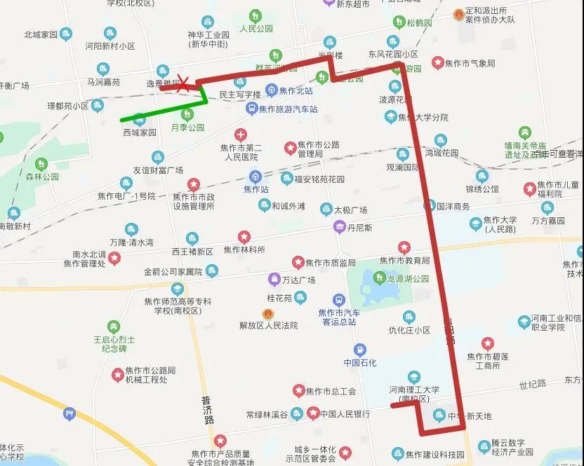 新开33路区间线路,最新线路图出炉