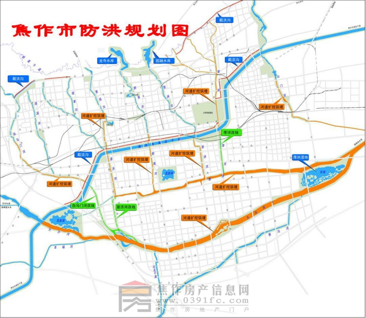 城市水系扮靓美丽焦作 宜居之城在成型(组图)