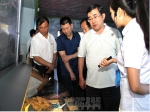 6月23日国土资源部副部长凌月明莅临焦作调研