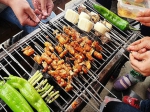 缝山公园露天烧烤 存在安全隐患