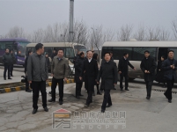 2017年1月10日焦作市市长徐衣显等视察鸿运国际商城