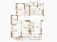 建业·公园里129㎡三室两厅两卫