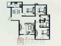 锦绣江南三室两厅两卫126.05平