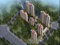 时代华庭鸟瞰图