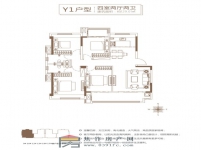 和兴金尊府4室2厅2卫约129.01平方