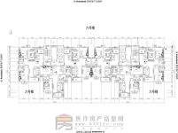 征云·悦城6#楼户型图（标准层）