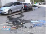 祥和小区：窨井堵塞 污水横流