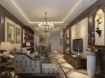 欧美风情三居室装修效果图 奢华大气中青年首选