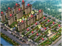 恒大悦龙台鸟瞰图